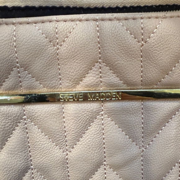 Steve Madden Diaper Bag Quilted Blush Pink - Picture 4 of 15